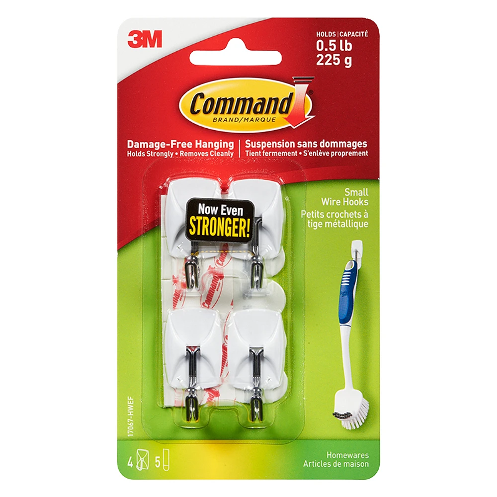 COMMAND 3M Command Kitchen Hook - White - 4's