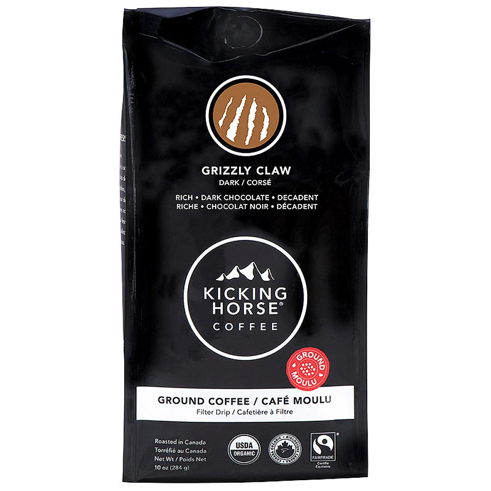 Kicking Horse Coffee - Grizzly Claw - Ground Coffee - 284g