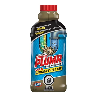 Liquid-Plumr Urgent Clear Clog Remover - 502ml
