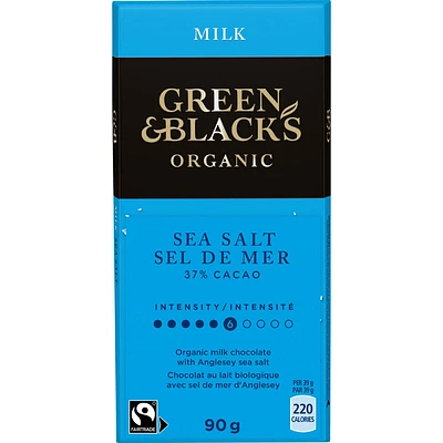 Green & Black's Organic Chocolate - Sea Salt - 90g