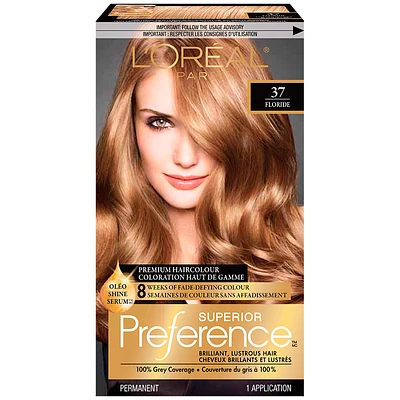 L'Oreal Superior Preference Fade-Defying Colour & Shine System - 37 Golden Blonde