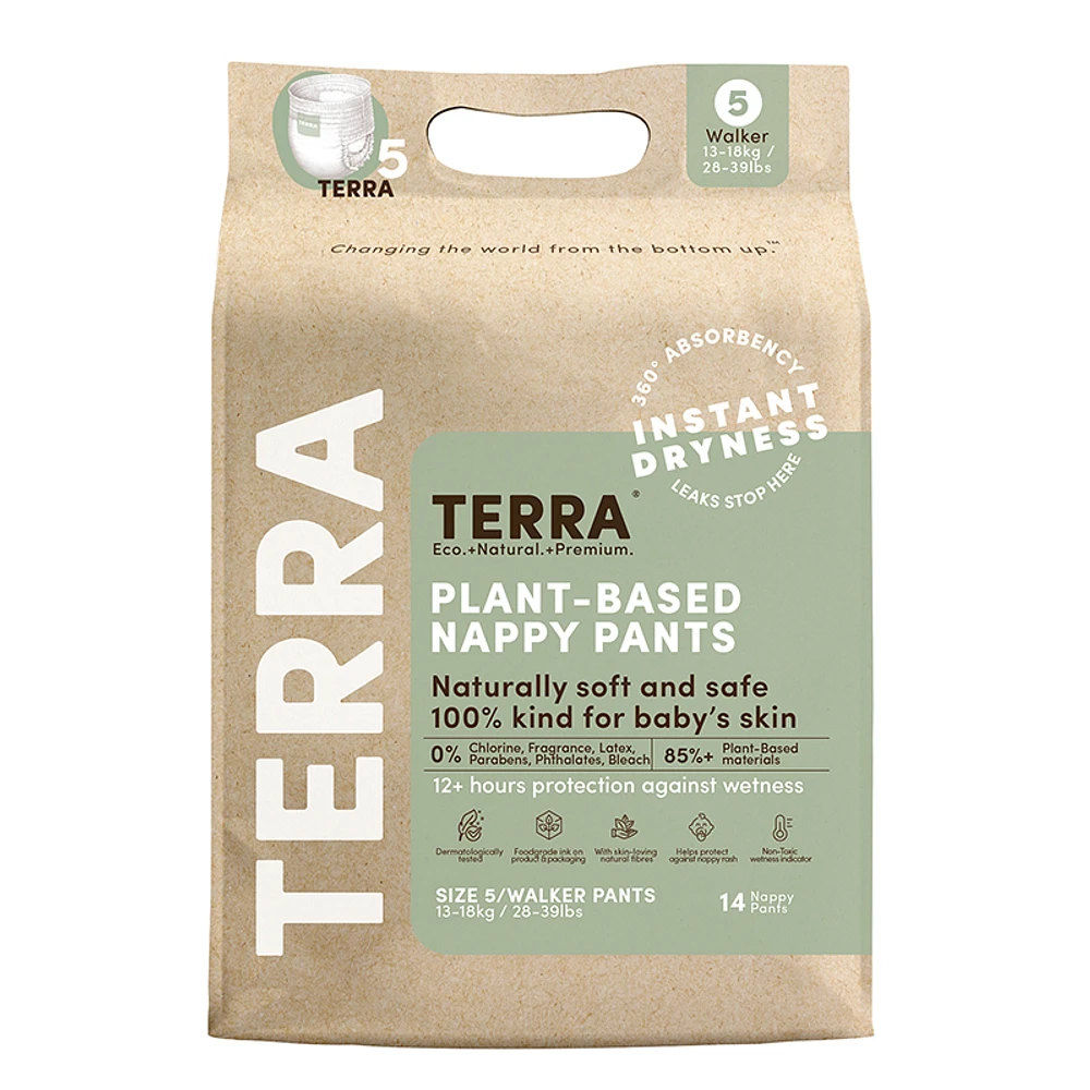 TERRA DIAPER PANTS SIZE 5    14'S