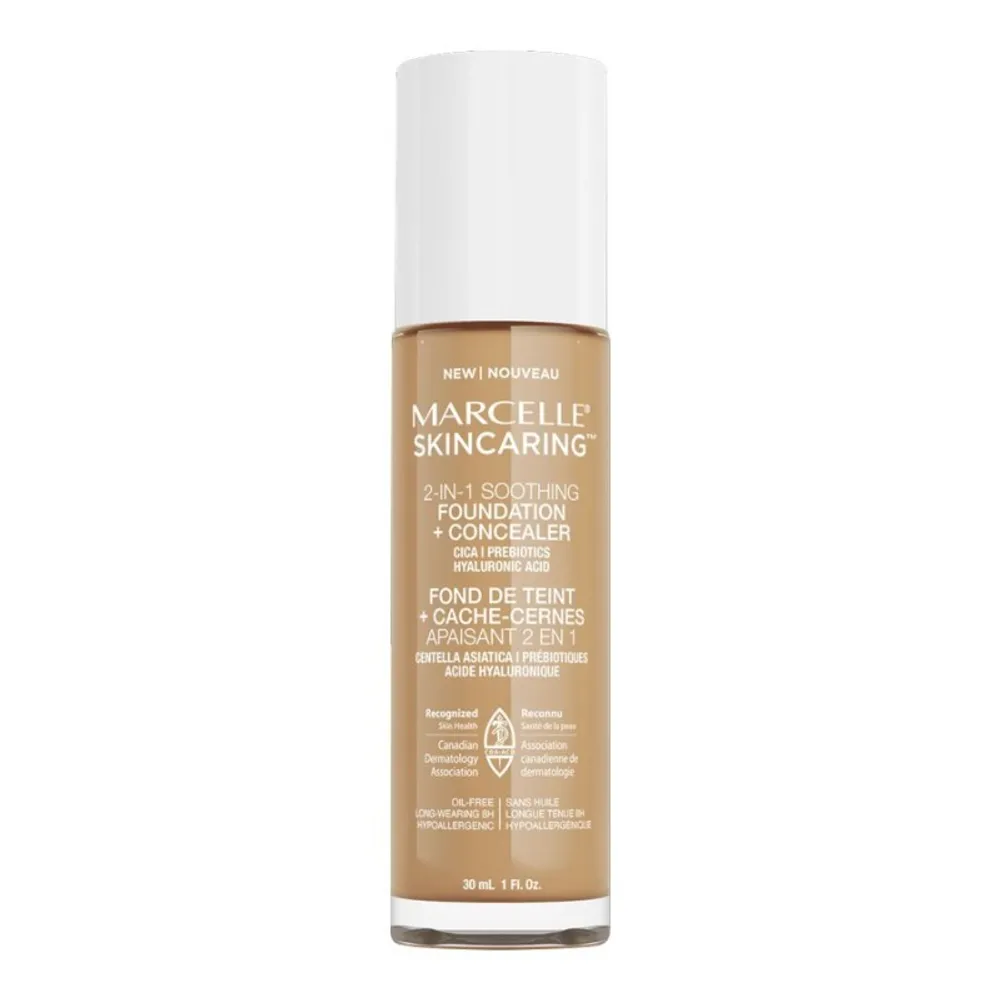 Marcelle Skincaring 2-in-1 Smoothing Foundation + Concealer - Natural Beige