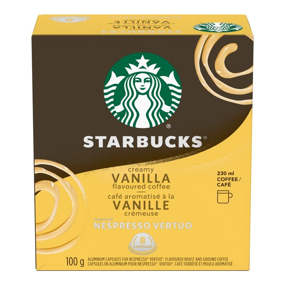 Starbucks Vertuo Coffee Capsules - Creamy Vanilla - 8's