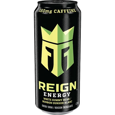 Monster Reign Energy Drink with 180mg Caffeine - White Gummy Bear - 473ml