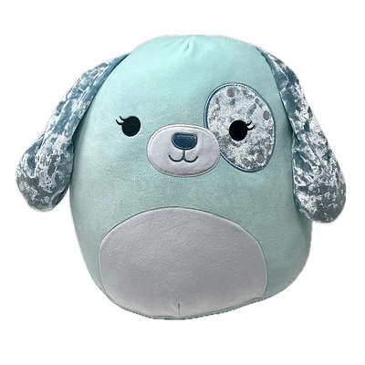 Squishmallows Stuffed Velvet Plush Toy - Linnea Dog - 12 Inch