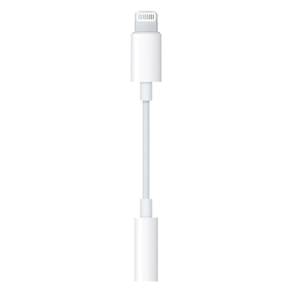 Apple Lightning to 3.5mm Headphone Jack Adapter - White - MMX62AM/A