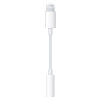 Apple Lightning to 3.5mm Headphone Jack Adapter - White - MMX62AM/A