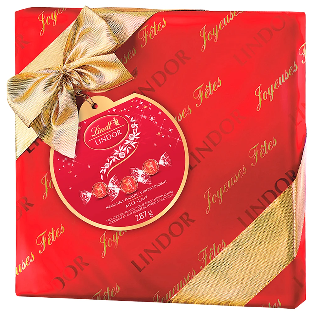 Lindor Christmas Gift Box - Milk Chocolate - 287g