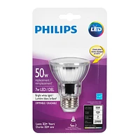 Philips LED Par20 Light Bulb - Bright White - 50w