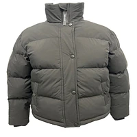 A. Steele Puffer Jacket With Hood - S-XL - Black