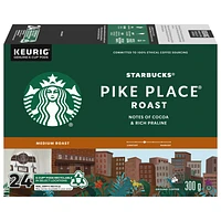 Starbucks Pike Place Roast K-Cup Pods - Medium Roast - 24s