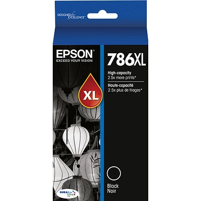 Epson DuraBrite High-Capacity Ink Cartridge - Black - T786XL120-S