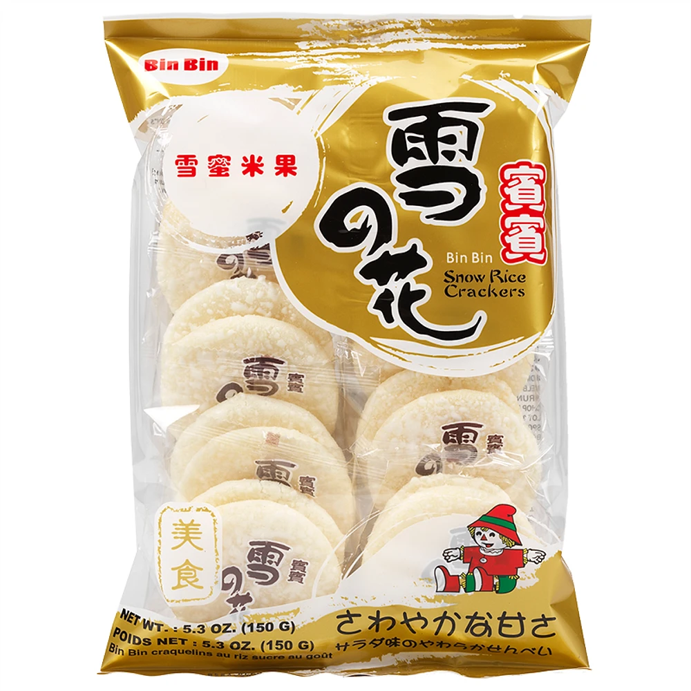 Bin Bin Snow Rice Cracker - 150g