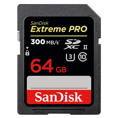 SanDisk Extreme Pro 64GB SDXC UHS-II Card - SDSDXPK-064G-CNCIN