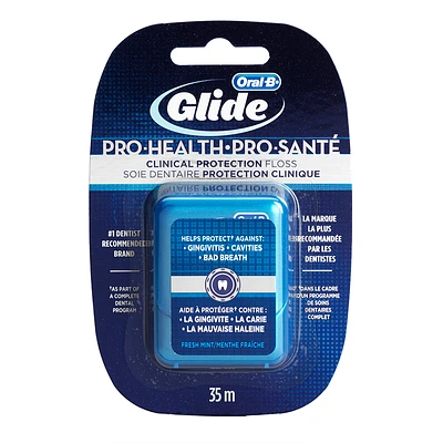 Oral-B Glide Pro-Health Clinical Protection Floss - Fresh Mint - 35m