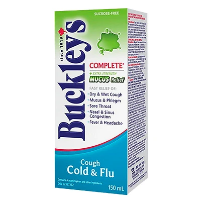 Buckley's Complete Extra Strength with Mucus Relief - Cough Cold Flu - 150ml