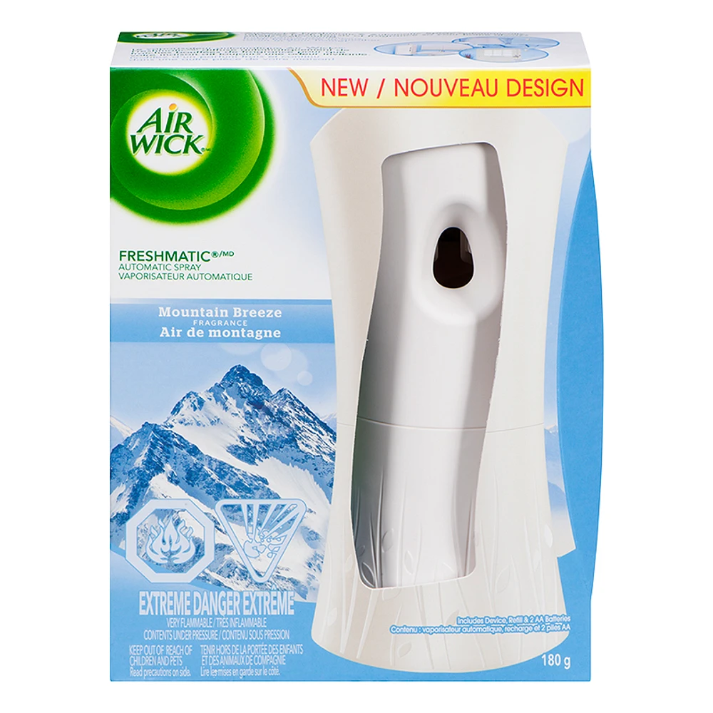 Air Wick Freshmatic Spray - Mountain Breeze - 180g