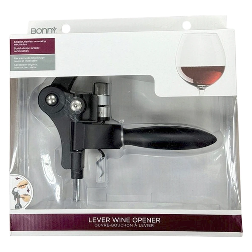 Bonny Bar Lever Wine Opener - Black