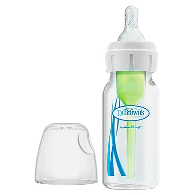 Dr. Brown's Natural Flow Options+ Anti-Colic Baby Bottle - Clear - 120ml/2pk