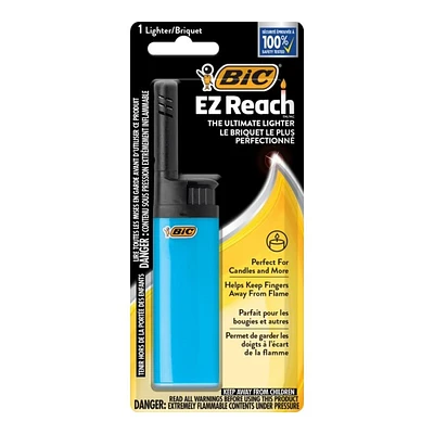 BIC EZ Reach Lighter - Assorted Colours - 1pk