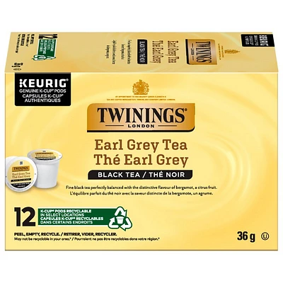 K-Cup Twinings Earl Grey Tea - 12pk