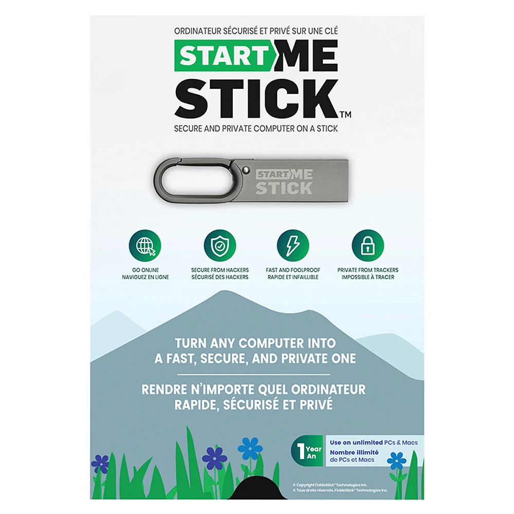 StartMeStick - 1 Year - Unlimited PCs/Macs - SMS9ZAFSTD