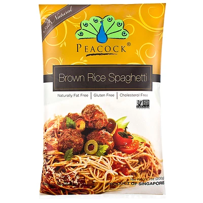 Peacock Brown Rice Spaghetti - Gluten Free - 200g