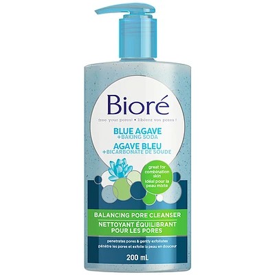 Bioré Blue Agave + Baking Soda Balancing Pore Cleanser - 200ml