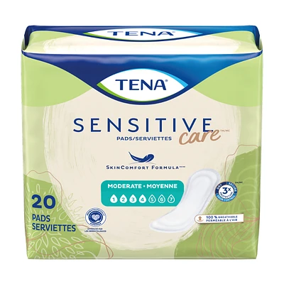 TENA Sensitive Care Pads - Moderate Regular - 20s