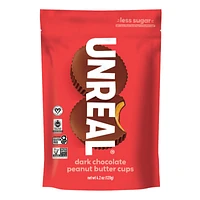 Unreal Vegan Dark Chocolate Peanut Butter Cups - 120g