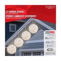 Danson Decor LED Light Chain - Sphere - Warm White - 200 Lights