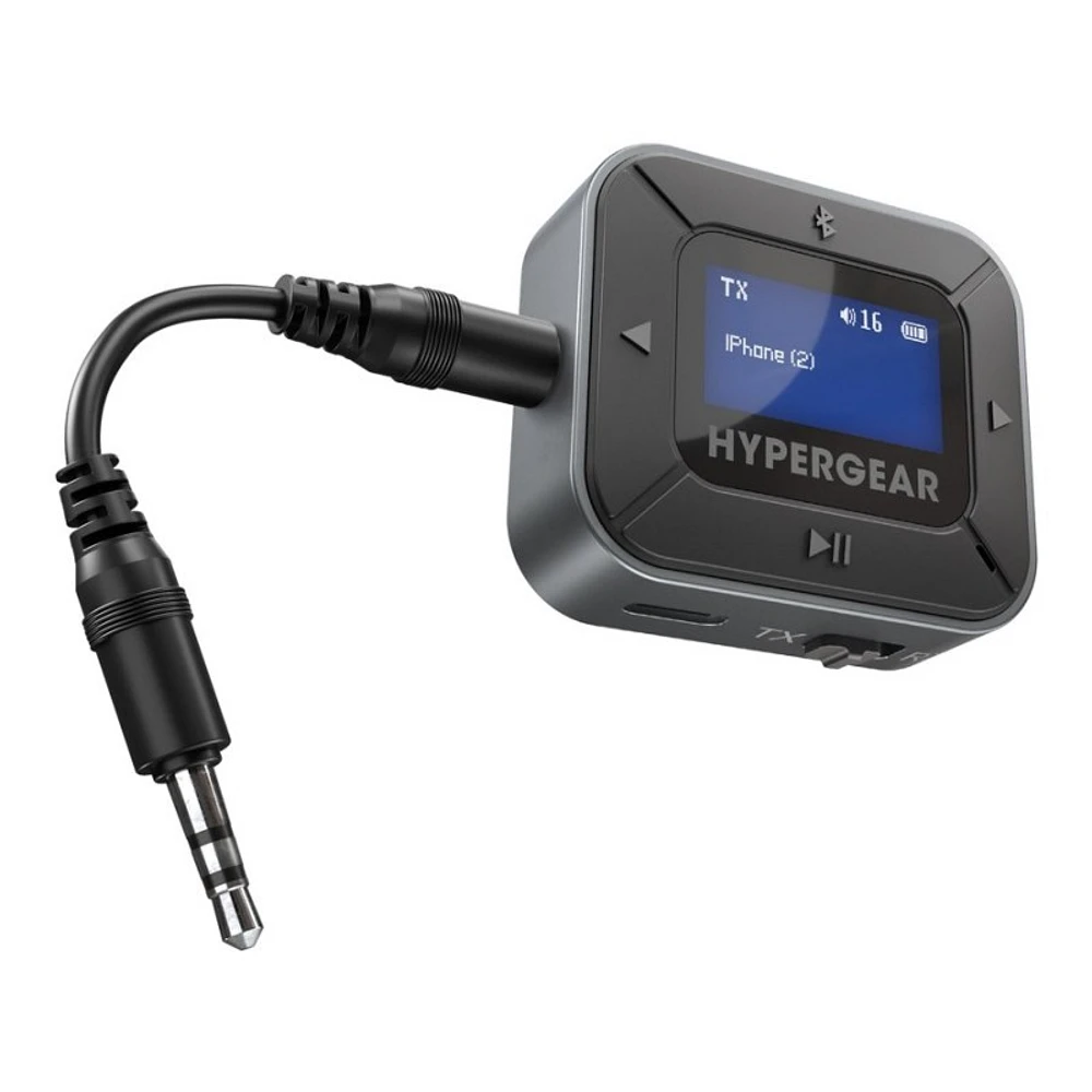 Hypergear Intellicast Bluetooth Wireless Audio Receiver / Transmitter - Black