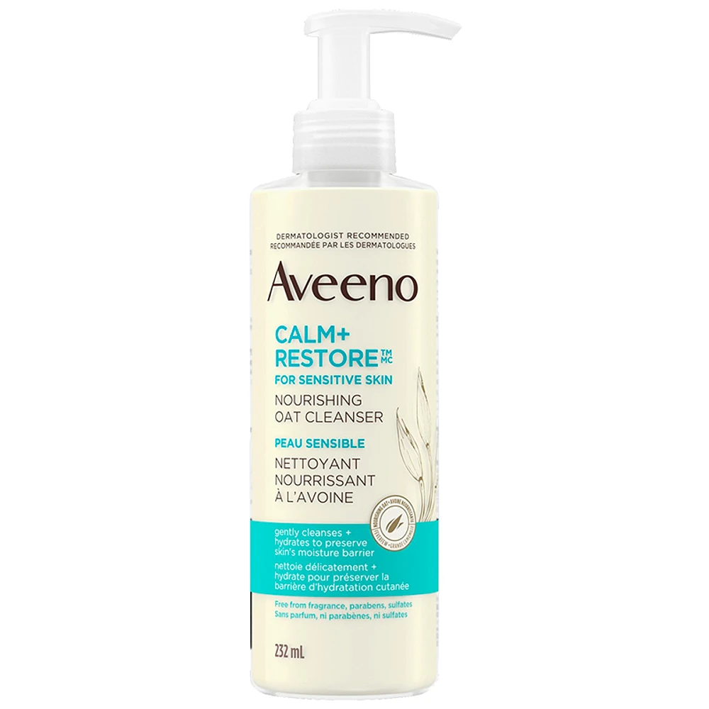 Aveeno Calm+Restore Nourishing Oat Cleanser - 232ml