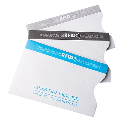 Austin House RFID Sleeve - 3 pack - AH62CS91