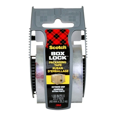 Scotch Box Lock 195-EF Dispenser with Packaging Tape 48mm x 20.3m