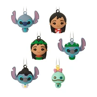 Hallmark Ornaments Mini Disney Lilo & Stitch Christmas Tree Ornament Set - 6's