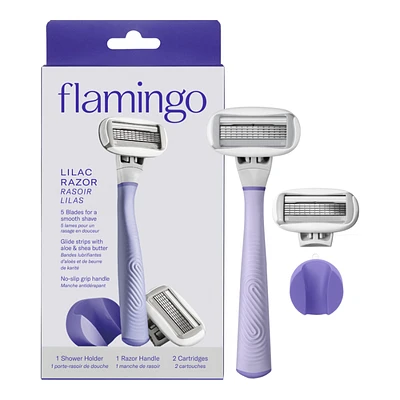 Flamingo Refillable Razor - Lilac