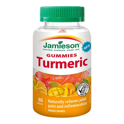 Jamieson Gummies Turmeric - Mango Orange -60s