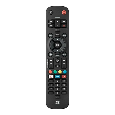 One For All Essential TV Remote Control - Black - URC3610