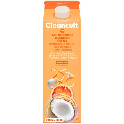 Cleancult All Purpose Cleaner Refill - Orange Zest - 946ml