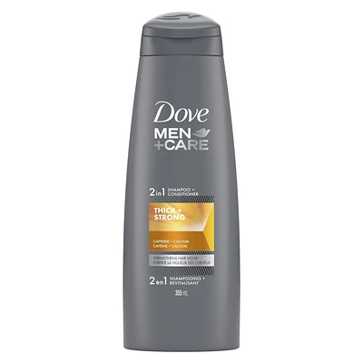 Dove Men+Care Thick & Strong Fortifying 2in1 Shampoo + Conditioner - 355ml