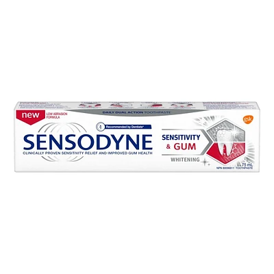 Sensodyne Sensitivity and Gum Whitening Toothpaste - 75ml