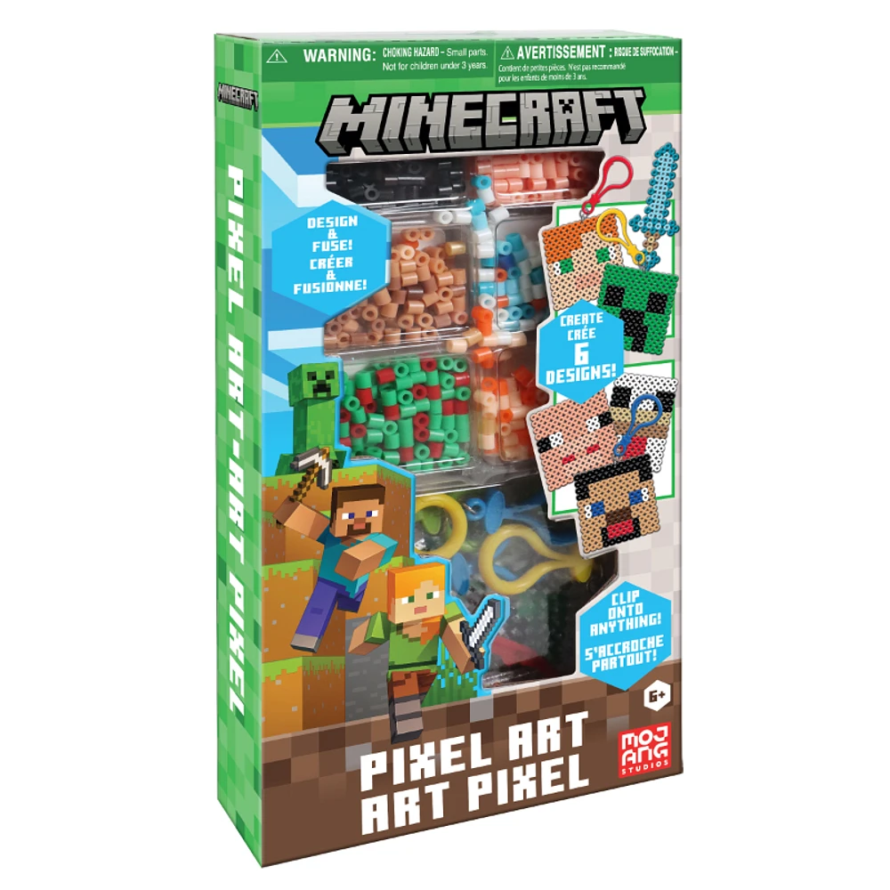 Minecraft Pixel Art Set - 6 x 2 x 11 Inches