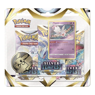 Pokémon Trading Card Game: Sword & Shield Silver Tempest Blister 3-Pack
