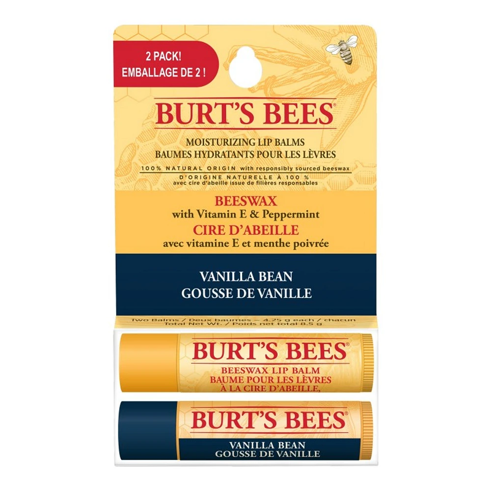 Burt's Bees Lip Balm Set - 2 piece