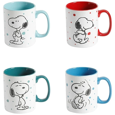 Peanuts Freckled Joy Snoopy Mugs - 17oz - Assorted