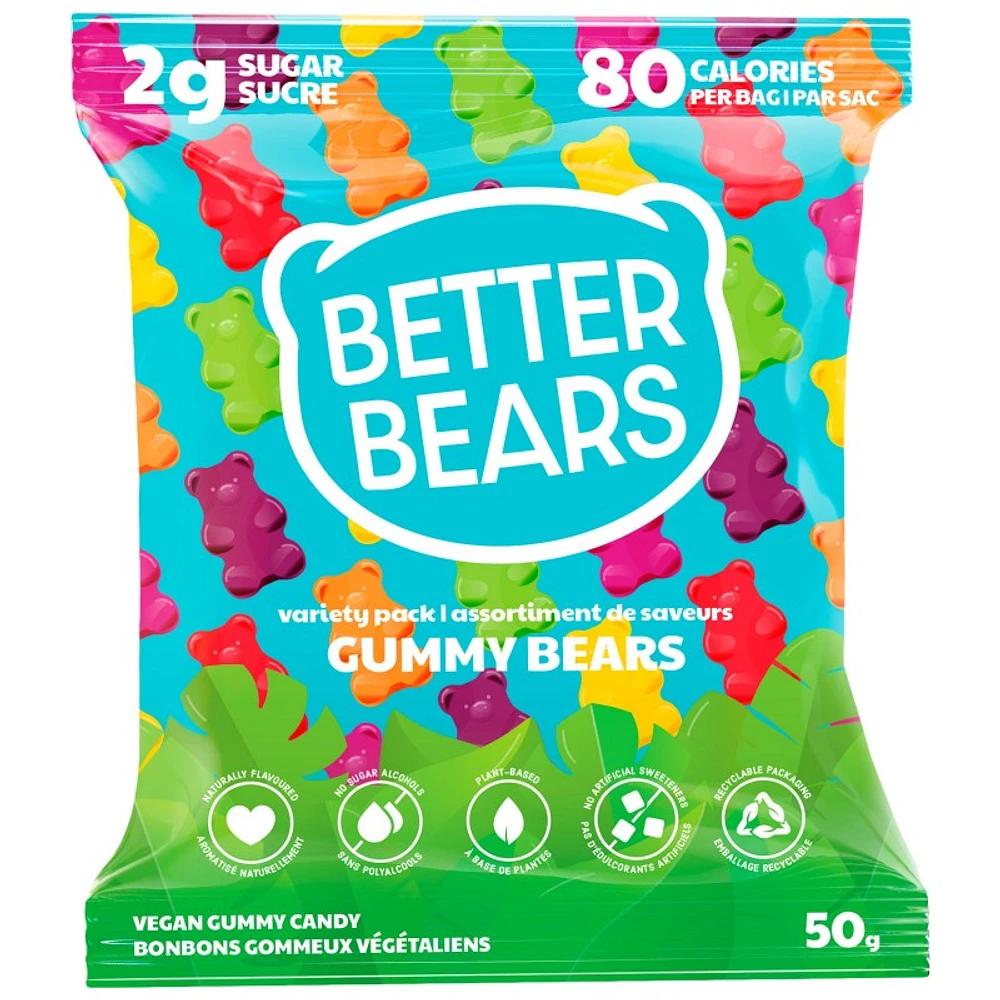 Better Bears Variety Pack - Gummy Bears - 50g