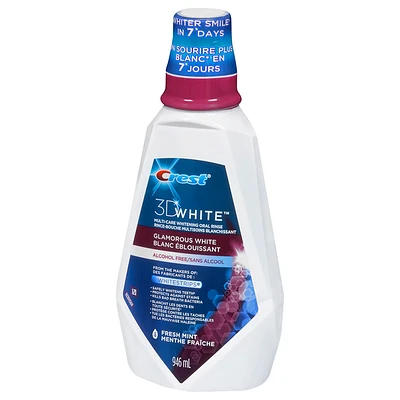 Crest 3D White Multi-Care Whitening Oral Rinse - Fresh Mint - 946ml