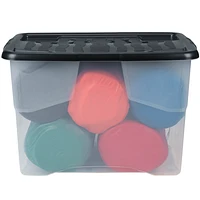 Strata Plastic Clear Tote - 65L